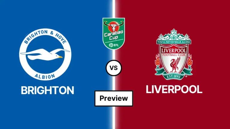 Brighton vs Liverpool EFL Cup Preview & Predictions | GSB